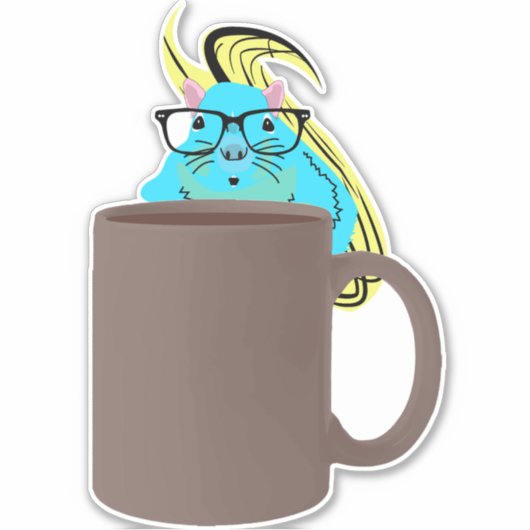 Naughty-Eichhörnchen #978 Aufkleber (Vorderseite)