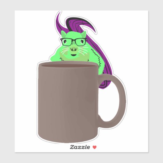 Naughty-Eichhörnchen #978 Aufkleber (Blatt)