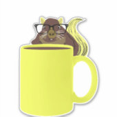 Naughty-Eichhörnchen #978 Aufkleber (Vorderseite)