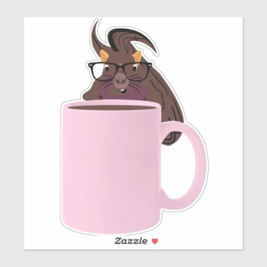 Naughty-Eichhörnchen #978 Aufkleber (Blatt)