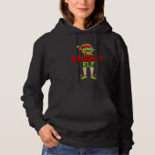 Naughty ELF Family Matching Group Christmas Pajama Hoodie (Vorderseite)
