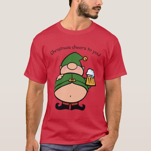 Naughty Elves Beer T - Shirt (Vorderseite)