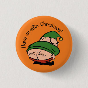 Naughty Elves Chefweihnachtsfest Abzeichen Button