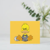 Naughty-Ente Postkarte (Stehend Vorderseite)