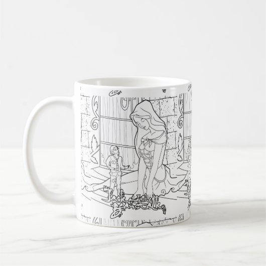 Naughty Ever After: Jack und Beanstalk Kaffeetasse (Links)