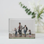 Naughty-Foto Feiertagspostkarte (Stehend Vorderseite)