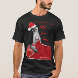 Naughty Fun Novelty Mens Weihnachts-Weihnachtsfeie T-Shirt