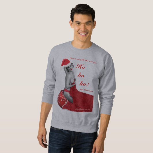 Naughty Fun Novelty Mens Weihnachtsjumper Sweater Sweatshirt (Vorne ganz)