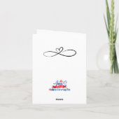 Naughty Funny Birthday Card Karte (Rückseite)