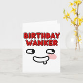 Naughty Funny Birthday Card Karte (Gelbe Blume)