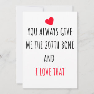 Naughty Funny Happy Jubiläumskarte für sie Einladung