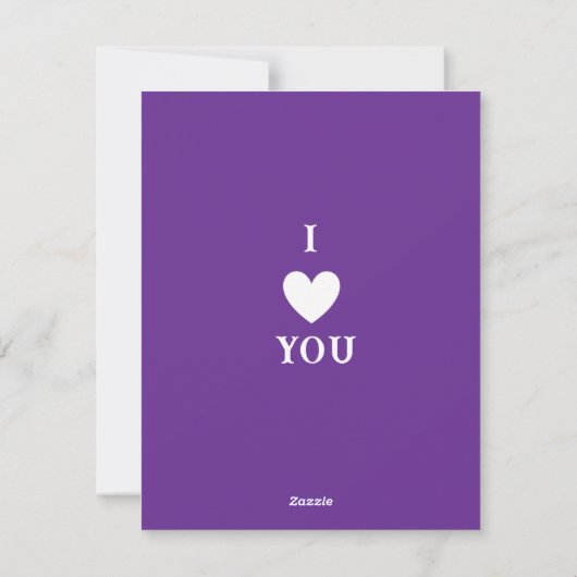 Naughty Funny Valentine Karten (Rückseite)