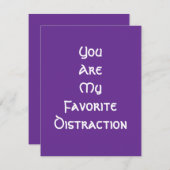 Naughty Funny Valentine Karten (Vorne/Hinten)