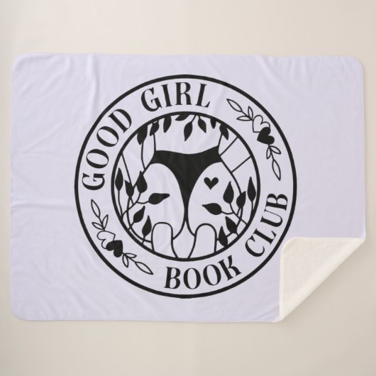 Naughty Girl Book Club Sherpadecke (Vorderseite (Horizontal))