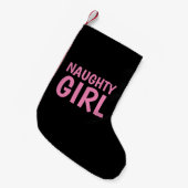 NAUGHTY GIRL CHRISTMAS STOCKINGS KLEINER WEIHNACHTSSTRUMPF (Vorderansicht (hängend))
