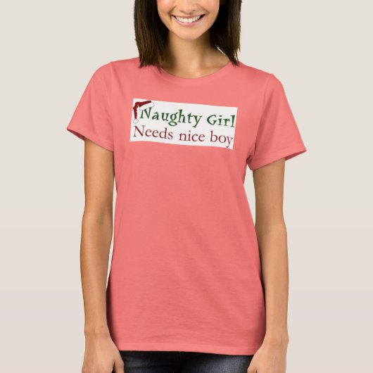 Naughty Girl tee (Vorderseite)