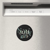 Naughty Girl Tshirts und Gifts Magnet (In Situ (Geschirrspüler))
