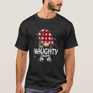 Naughty Gnome Matching Family Group Weihnachtsante T-Shirt