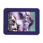 Naughty Gnomes machen Riesenschneeballplakat Magnet (Horizontal)
