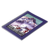 Naughty Gnomes machen Riesenschneeballplakat Notizblock (Linke Seite)