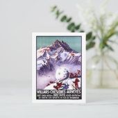 Naughty Gnomes machen Riesenschneeballplakat Postkarte (Stehend Vorderseite)