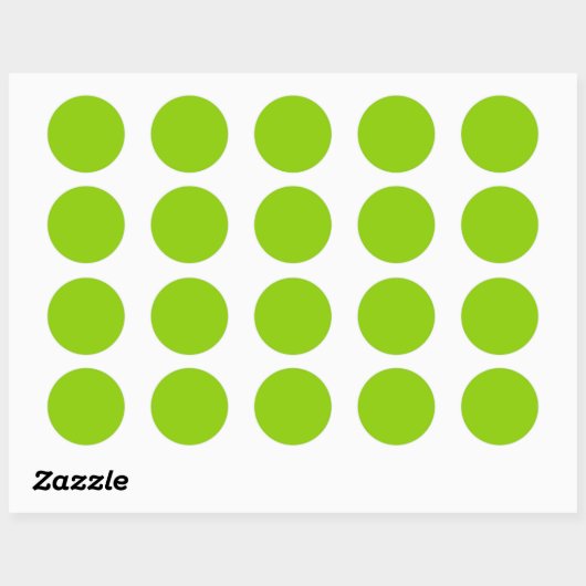 Naughty Green CUSTOMIZABLE-Aufkleber Runder Aufkleber (Blatt)