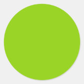 Naughty Green CUSTOMIZABLE-Aufkleber Runder Aufkleber (Vorderseite)