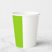 Naughty Green CUSTOMIZABLE Pappbecher (Links)