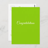 Naughty Green CUSTOMIZABLE Postkarte (Vorne/Hinten)