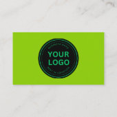 Naughty Green CUSTOMIZABLE Visitenkarte (Rückseite)