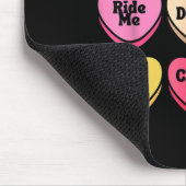 Naughty Heart Candy Daddy Spank Me Adult Humor Cou Mousepad (Ecke)