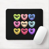 Naughty Heart Candy Daddy Spank Me Adult Humor Cou Mousepad (Mit Mouse)