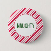 Naughty Holiday Button (Vorderseite)