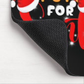 Naughty I Always Put Out For Santa Xmas Cookies T Mousepad (Ecke)