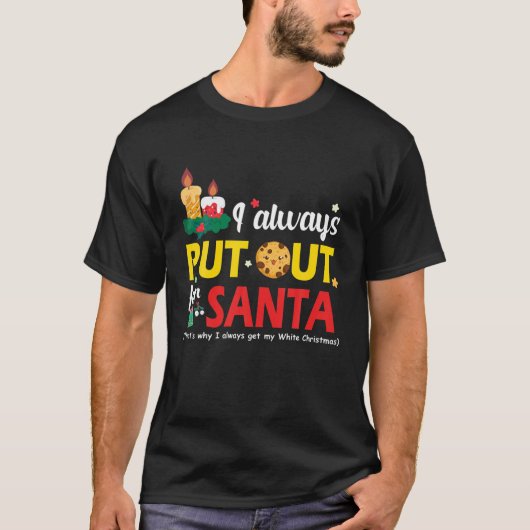 Naughty ich immer für Weihnachten T-Shirt X (Vorderseite)