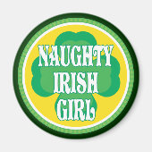 Naughty Irish Girl Magnet (Vorne)