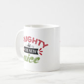 Naughty Is The New Nice Christmas Kaffeetasse (Vorderseite Links)