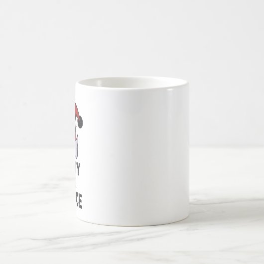 Naughty Is The New Nice, Christmas Rebel Elf Kaffeetasse (Mittel)