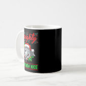 Naughty Is The New Nice Christmas Santa Xmas Premi Kaffeetasse (Vorderseite Links)