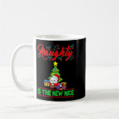 Naughty Is The New Nice Christmas Santa Xmas Premi Kaffeetasse (Links)