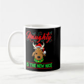 Naughty Is The New Nice Christmas Santa Xmas Premi Kaffeetasse (Links)