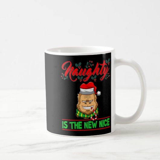 Naughty Is The New Nice Christmas Santa Xmas Premi Kaffeetasse (Rechts)