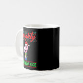 Naughty Is The New Nice Christmas Santa Xmas Premi Kaffeetasse (Vorderseite Links)