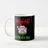 Naughty Is The New Nice Christmas Santa Xmas Premi Kaffeetasse (Links)