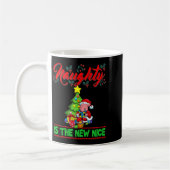 Naughty Is The New Nice Christmas Santa Xmas Premi Kaffeetasse (Links)