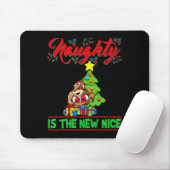 Naughty Is The New Nice Christmas Santa Xmas Premi Mousepad (Mit Mouse)