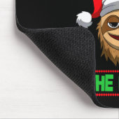 Naughty Is The New Nice Christmas Santa Xmas Premi Mousepad (Ecke)