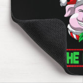 Naughty Is The New Nice Christmas Santa Xmas Premi Mousepad (Ecke)