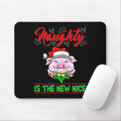Naughty Is The New Nice Christmas Santa Xmas Premi Mousepad (Mit Mouse)