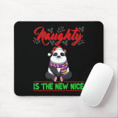 Naughty Is The New Nice Christmas Santa Xmas Premi Mousepad (Mit Mouse)